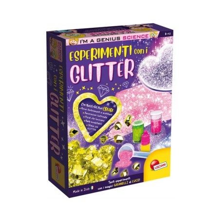 1 - LISCIANI - I'M A GENIUS TS ESPERIMENTI CON I GLITTER 80588 Gioco interattivo per bambini +8A