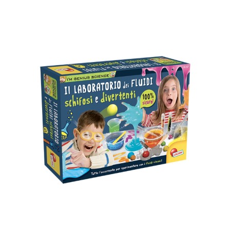 1 - LISCIANI - I'M A GENIUS LABORATORIO FLUIDI SCHIFOSI E DIVERTENTI 83916 Gioco interattivo per bambini +8a