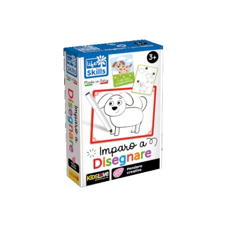1 - LISCIANI - LIFE SKILLS CARDS IMPARO A DISEGNARE 84067 Gioco interattivo per bambini +3A