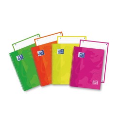 1 - FAVORIT - OXFORD NEON-ON Quaderno Maxi Spiralato 1R 4 Fori 60 fogli 90 gr 139395