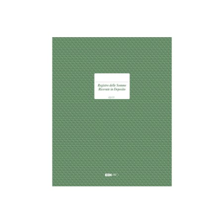1 - EDIPRO  Registro somme in deposito 47 pagine E2177
