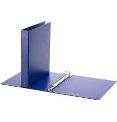 1 - FAVORIT  Raccoglitore a 4 anelli D. 30 cm, Europa 25x35 blu 460453