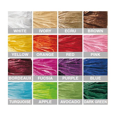 1 - STARLIGHT Rafia, grammi 25, 15 mm., 50 metri, color avorio 20 gr