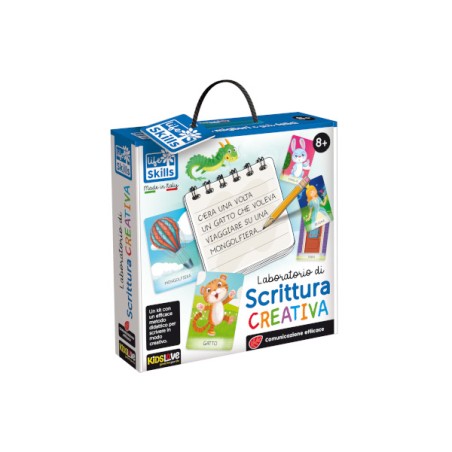 1 - LISCIANI - LIFE SKILLS LABORATORIO DI SCRITTURA CREATIVA 84876 Gioco interattivo per bambini +8A