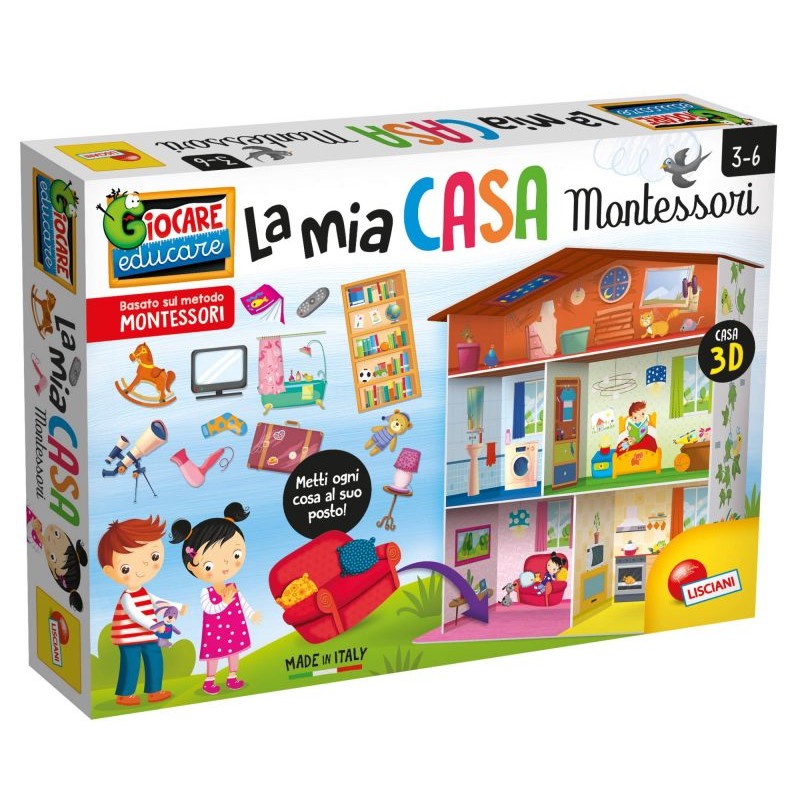 LISCIANI MONTESSORI MAXI LA MIA CASA 3D 95162