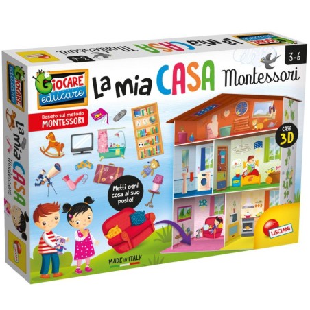 1 - LISCIANI MONTESSORI MAXI LA MIA CASA 3D 95162