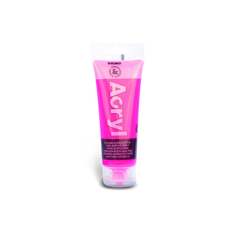 MOROCOLOR PRIMO Tempera Acrilica Tubetto 75 mL Rosa Fluo 420TAF75370