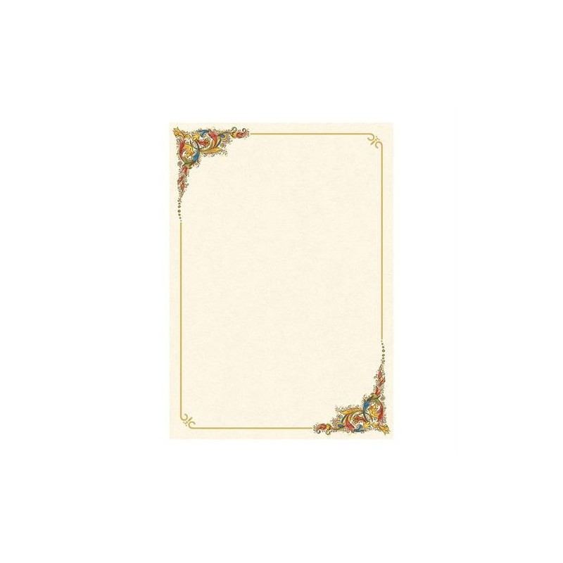 DIPLOMA PERGAMENA A4 160GR FLORENTIA ANGOLI 10Fg. 146257