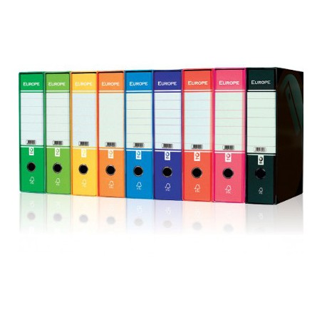 1 - ARCA Registratore d'archivio con custodia protocollo d.8 verde EUROPE 7005VE