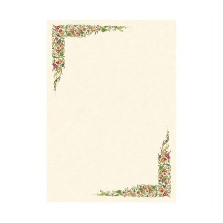 1 - DIPLOMA PERGAMENA A4 160GR LADY FLOWER 10Fg. 146019