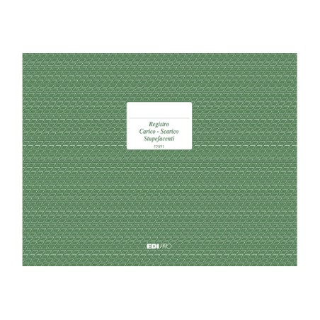 1 - EDIPRO  Registro carico/scarico stupefacenti per veterinari 46 pagine E2891