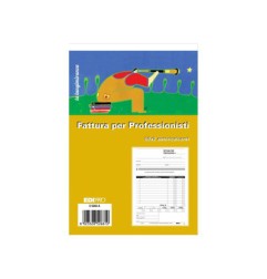 1 - EDIPRO  Blocco fattura professionisti 50x2 autoricalcante E5266A