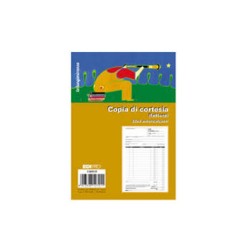 1 - EDIPRO  Blocco copia di cortesia (fattura) 33x3 autoricalcante E5272CT