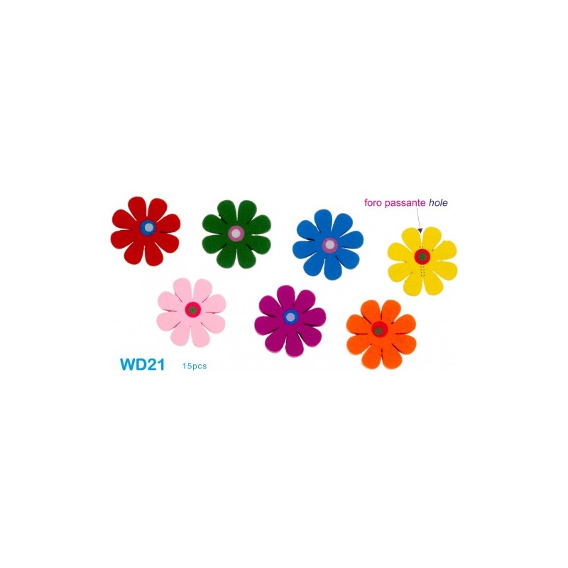 ACCESSORI CREATIVITY FIORE IN LEGNO WD21