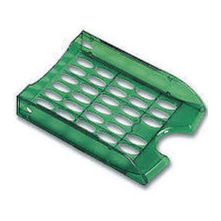 1 - FELLOWES Vaschetta per Corrispondenza Traforata Impilabile Verde