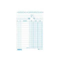 1 - EDIPRO  SCHEDE DARE AVERE SALDO 15X10,5 BLU PZ 100 E3113