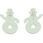 ACCESSORI CREATIVITY PUPAZZO NEVE IN LEGNO 15pz WD56