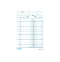 1 - EDIPRO  SCHEDE CARICO SCARICO ESISTENZA 17X12 BLU PZ 100 E3179