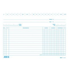 1 - EDIPRO  100 schede carico/scarico/esistenza 15x21 cm E3273