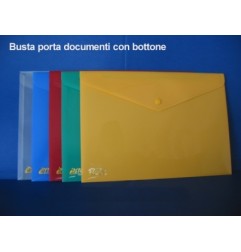 1 - O.P. Busta portadocumenti con bottone verde 5 pz. OP5.87