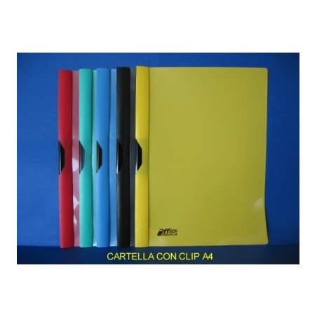 1 - O.P. Cartellina A4 con Clip In Metallo Colore Verde 12 pz OP5.93