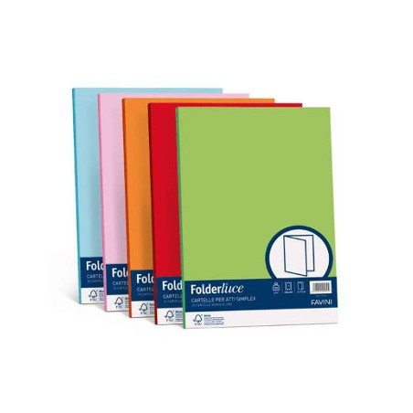 1 - 50 pz Copertina Pannosa Favini verde 200 gr A50D664