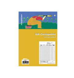 1 - EDIPRO  Registro prima nota IVA corrispettivi autoricalcante E2104A