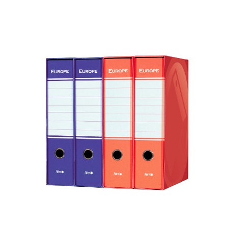 1 - ARCA Registratore d'archivio con custodia commerciale d.8 rosso/blu EUROPE 7003