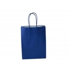 1 - SHOPPER CARTA 14+8,5x21,5 BLU ELETTRICO Ritorta -50pz ref.188