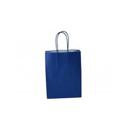 1 - SHOPPER CARTA 45+15x49 BLU ELETTRICO Ritorta -50pz ref.188