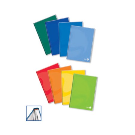 1 - BE MORE  Maxi quaderno 48/1R cartonato BM color 5 pezzi 0105364