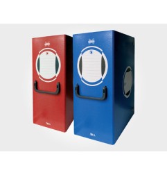 1 - ARCA Scatola portaprogetti dorso 20 cm colore rosso con maniglia 24x3500263/RO