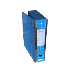 1 - BREFIOCART Scatola archivio documenti Resisto box con cerniera colore grigio X401