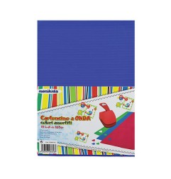 1 - CARTONCINO ONDULATO A4 10 COL.ASS.-10fg 23/142