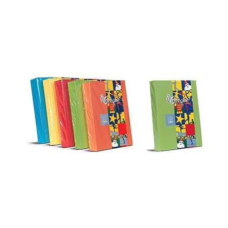 1 - FAVINI  250 fogli Carta per fotocopie colore ciclamino A4 160 gr