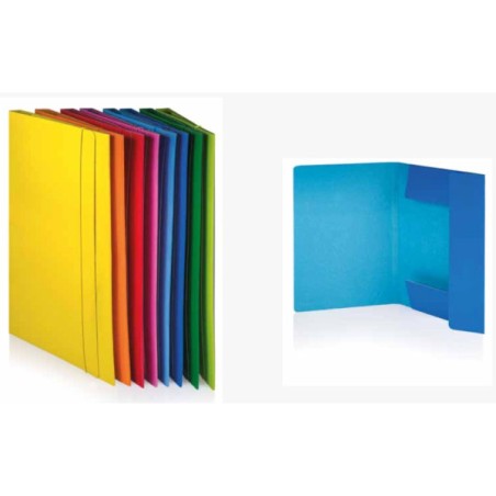 1 - CARTELLA 3L C/EL. AZZURRO -10pz 208805.AZ