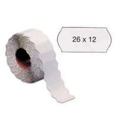 1 - ROTOLIFICIO PUGLIESE Etichette prezzatrice onda colore bianco 26x12 2612B