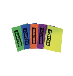 1 - MAGENDA - Quaderno Maxi Spiralato MONOCOLORE Rig.5M 70 fogli 90 gr 4 Fori