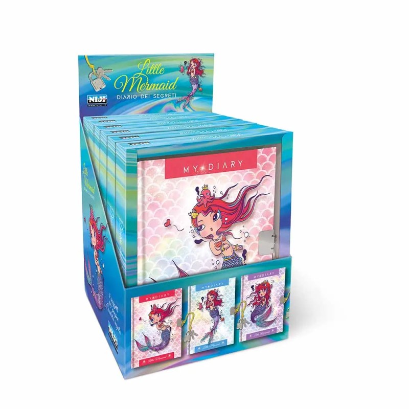 DIARIO SEGRETO LITTLE MERMAID 80PAG. 80938