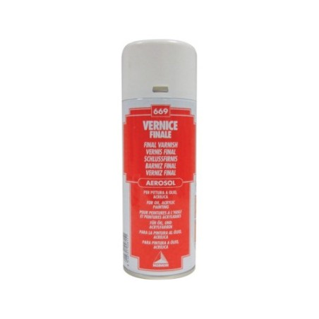 VERNICE FINALE SPRAY MAIMERI 400ML M5832669 x pittura olio e acrilica
