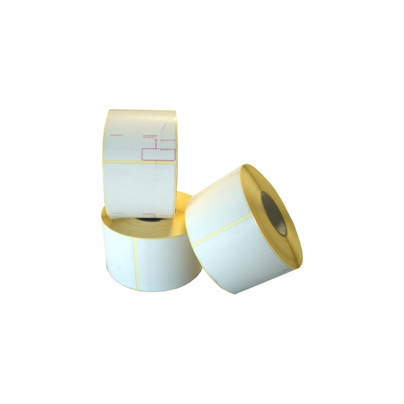 ROTOLO ETICHETTE MM.58X74 F.40 ST.BASE TERMICO ADESIVO -620pz