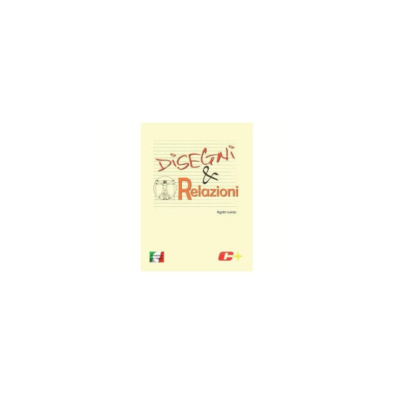 CARTOPIU Album DISEGNI & RELAZIONI C+ Carta Fogli Ruvidi 1 Rigo