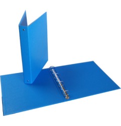 1 - O.P. Raccoglitore a 4 anelli D. 30 cm, azzurro