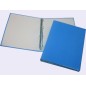Raccoglitore con Copertina Lucida 4 Anelli d.30mm 22x30cm - Blu