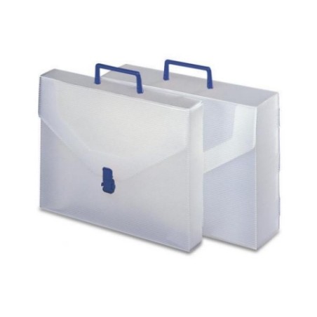 1 - ARTGRAF Valigetta in Plastica Polionda neutra 2 Chiusure 27X38X8 278-MA