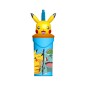 BICCHIERE TRITAN POKEMON C/CANNUCC. 3D ST08066