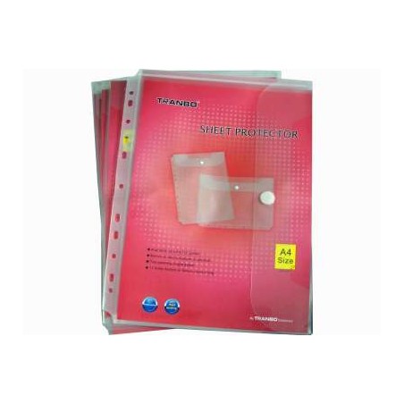 1 - Busta portadocumenti con velcro neutra 12 pz. T1188