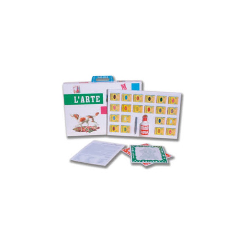 ANTES Valigetta MAJOR Tessere Mosaico in 20 Colori + Pinzetta + Colla Vinilica 003