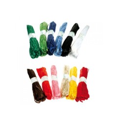 1 - Rafia antes, grammi 25, 12 colori assortiti 051