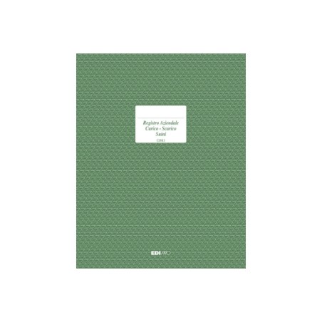 1 - EDIPRO  Registro carico/scarico suini 23 pagine numerate E2885